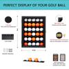 KCRasan 30 Golf Ball Display Case Lockable - Golf Ball Holder Gift for Golf Enthusiasts - Golf Ball Display Rack Cabinet for Wall Mount with Glass Door view 2