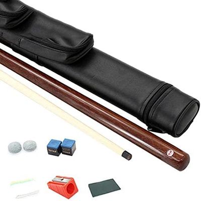 Pool Cue Billiard Cue 130Cm Billiard House Cue Sticks 1/2 Pool Cue 15Oz Billiard Stick Made of Maple Wood Children and Adults Can Use WEWYQSJXBXF-211206(Color:B;Size:11.5mm Tip)