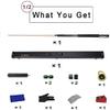 Pool Cue Billiard Cue 58 inch 1/2 Maple Handmade with Extension Accessories/Professional Pool Stick with Box Case WEWYQSJXBXF-211206(Color:D;Size:147cm/58in) view 2