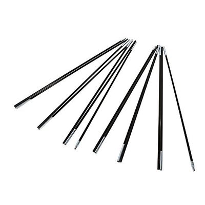 Zerodis Tarp Pole, Foldable Lightweight Tent Pole Replacement with High Strength Portable Adjustable Tent Rod Accessories for Camping Travel