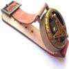 Antique Compass Wrist Watch Brass Sundial Nautical Leather Watch Compass Steampunk Gift