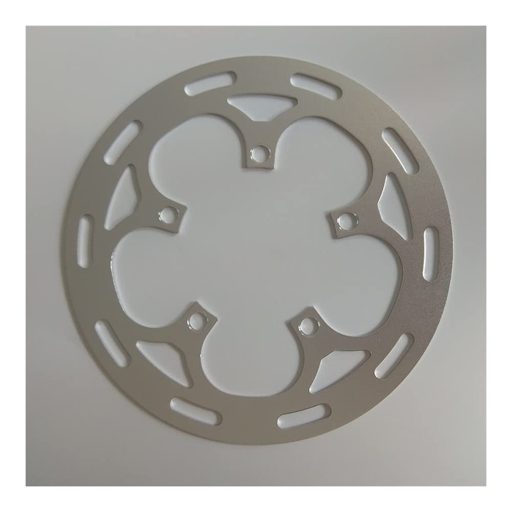 MYEEI 110 BCD Road Bicycle Chain Wheel Guard 110 BCD 34T 36T 38T 39T 42T 44T 46T 48T 50T 52T 53TRoad Bicycle Protect Cover Support Folding Bike Chainring (Color : 46T)