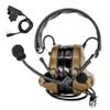 Hearangel Tactical Headset,Sound Pickup Noise Reduction & K 2 Pin PTT for Airsoft Activities (Coyote Brown) view 1