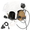 Hearangel Tactical Headset with ARC Rail Adapter Hearing Protection with Gel Ear Pads for Airsoft Sports (Coyote Brown) view 1