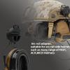 Hearangel Tactical Headset with ARC Rail Adapter Hearing Protection with Gel Ear Pads for Airsoft Sports (Coyote Brown) view 4