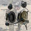 Hearangel Tactical Headset with ARC Rail Adapter Hearing Protection with Gel Ear Pads for Airsoft Sports (Army Green) view 3