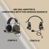 Hearangel ARC Rail Adapter Accessories for Comta ii Comta iii Tactical Headsets Upgade Version for ARC Rail Mounting view 4