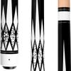 Pool Cue Billiard Cue 57 Inch 1/2 Maple Professional Commercial Wooden Cue Sticks Pool Sticks Superb Gift for a Pool Enthusiast WEWYQSJXBXF-211206(Color:White) view 1