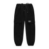 POLG Girls Cargo Jogger Pants Casual Hip Hop Dance Trousers Cotton Cargo Jogger Pants with Pockets Kids Clothes 3-12 Years (Black, 6-7Years) view 2