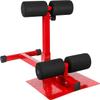 INNOLIFE Sissy Squat Machine Adjustable Height, Protective Foam Thick Steel Fitness Home Gym (Red) view 1