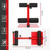 INNOLIFE Sissy Squat Machine Adjustable Height, Protective Foam Thick Steel Fitness Home Gym (Red) view 2