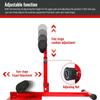 INNOLIFE Sissy Squat Machine Adjustable Height, Protective Foam Thick Steel Fitness Home Gym (Red) view 4