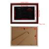 Wooden Medal Display Shadow Box Frame, 2 Medals Display Case for Runners Marathon Soccer Football Gymnastics & All Sports Military Medals Pins Patches Badge Award Insignia (Walnut) view 3