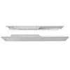 Kojem Silver Rocker Panel Diamond Compatible with 1994-2013 EZGO TXT Golf Cart Pair Aluminum Silver Side Plate Cover view 2