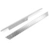 Kojem Silver Rocker Panel Diamond Compatible with 1994-2013 EZGO TXT Golf Cart Pair Aluminum Silver Side Plate Cover view 4