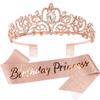 Crowns & Tiaras Set - Happy Birthday Decorations, Women's Accessories view 1