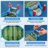 Mini Foosball Games, Tabletop Football Soccer Pinball for Indoor Game Room, Table Top Foosball Desktop Sport Board Game for Adults Kids Family Game Night Fun (22"x 11" x 4.3") view 2