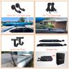 MeeFar Universal Car Soft Roof Rack Pads Luggage Carrier System for Kayak Surfboard SUP Canoe Include 2 Heavy Duty Tie Down Straps, 4 Tie Down Rope, 4 Quick Loop Strap and Storage Bag view 4