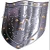 ARTIZANSTORE Medieval Warrior Viking Shield for Cosplay, Role-Play 18 Guage Steel Medieval Knight 18 Inch Templar Shield Shield Party Decor Costume Gifts view 1