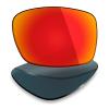 Mryok 4 Pair Polarized Replacement Lenses for Costa Del Mar Reefton Sunglass - Stealth Black/Fire Red/Ice Blue/Silver Titanium view 3