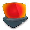 Mryok 4 Pair Polarized Replacement Lenses for Costa Del Mar Motu Sunglass - Stealth Black/Fire Red/Ice Blue/Silver Titanium view 3