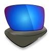 Mryok 4 Pair Polarized Replacement Lenses for Costa Del Mar Motu Sunglass - Stealth Black/Fire Red/Ice Blue/Silver Titanium view 4