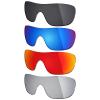 Mryok 4 Pair Polarized Replacement Lenses for Oakley Liv Sunglass - Stealth Black/Fire Red/Ice Blue/Silver Titanium view 1