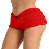 renvena Women's Ruffle Layered Bloomers Safety Tired Boyshorts Booty Pettipants Girlie Dance Shorts Red One Size view 2