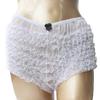 renvena Women's Ruffle Layered Bloomers Safety Tired Boyshorts Booty Pettipants Girlie Dance Shorts White One Size view 4