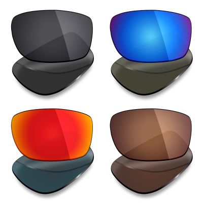 Mryok 4 Pair Polarized Replacement Lenses for Costa Del Mar Jose Sunglass - Stealth Black/Fire Red/Ice Blue/Bronze Brown