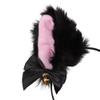 AKOAK 1 Pack Cat Ear Headband, Cosplay Costume Party Headband, Cute Flexible Cat Ears with Bells, Christmas Halloween Makeup Wedding Party for Women and Girls view 3