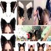 AKOAK 1 Pack Cat Ear Headband, Cosplay Costume Party Headband, Cute Flexible Cat Ears with Bells, Christmas Halloween Makeup Wedding Party for Women and Girls view 4