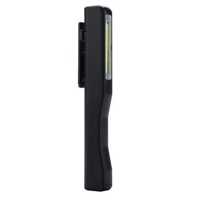Flashlight Rechargeable, LED Tactical Small Flashlight, Adjustable Brightness, Pen LED Flashlight Pocket Light Work Light with Magnetic Rotating Clip for Hiking, Everyday Use(7.2 x 1.06 x 0.75inch)