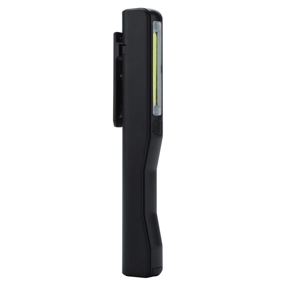 Flashlight Rechargeable, LED Tactical Small Flashlight, Adjustable Brightness, Pen LED Flashlight Pocket Light Work Light with Magnetic Rotating Clip for Hiking, Everyday Use(7.2 x 1.06 x 0.75inch)