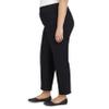 Alfred Dunner Womens Plus-Size Super Stretch Mid- Rise Short Length Casual Pants, Black view 4
