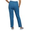Alfred Dunner Womens Petite Super Stretch Mid- Rise Average Length Pant Medium Denim Size 8P view 3