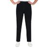 Alfred Dunner Womens Petite Super Stretch Mid- Rise Average Length Pant Black Size 6P view 1
