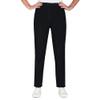 Alfred Dunner Womens Petite Super Stretch Mid- Rise Average Length Pant Black Size 6P view 2