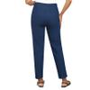 Alfred Dunner Womens Petite Super Stretch Mid- Rise Average Length Pant Dark Denim Size 6P view 3
