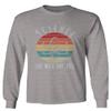 Sciense Like Magic but Real Funny Teacher Chemistry Scientist Retro Men's Long Sleeve t Shirt (Light Gray Large) view 1