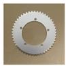 MYEEI Fixie Single Speed Chain Wheel Fixed Gear Bicycle Chainring Track Bike Chainwheel 130 BCD Chain Ring Fixie Single Speed 44T 46T 48T 50T 52T 53T (Silver 46T) view 2