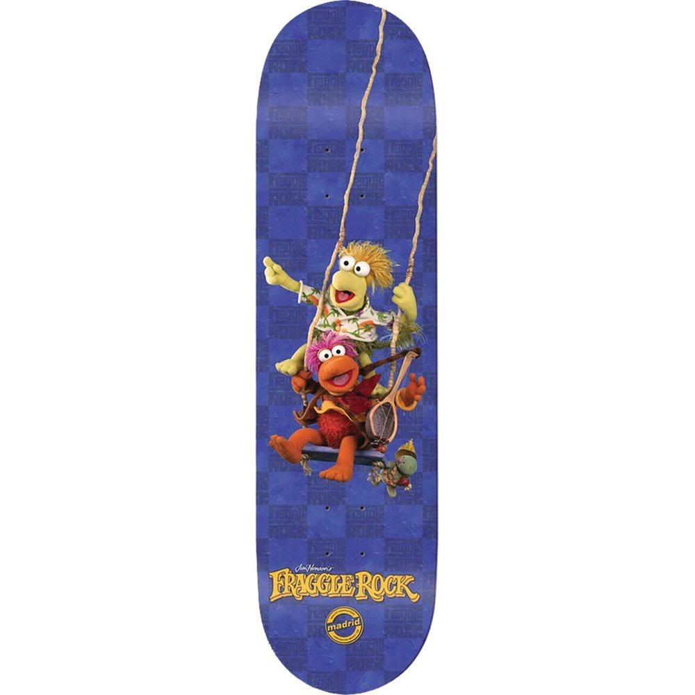 Madrid x Fraggle Rock Swing Skateboard Deck -8.25 - Assembled AS Complete Skateboards