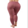 90 Degree By Reflex Performance Activewear - Printed Yoga Leggings - Snake Rouge Blush Elastic Free - Small view 4
