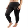 90 Degree By Reflex Performance Activewear - Printed Yoga Leggings - Leopard Black Elastic Free - Small view 1