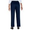 Alfred Dunner Women's Sateen Mid-Rise Straight Leg Short Length Pant Size 8 Navy view 2