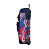 Boombah Rolling Catchers Superpack Baseball/Softball Gear Bag - 23-1/2" x 13-1/2" x 9-1/2" - Flow 2 Navy/Red/White - Telescopic Handle - Holds 4 Bats - Wheeled Version view 4