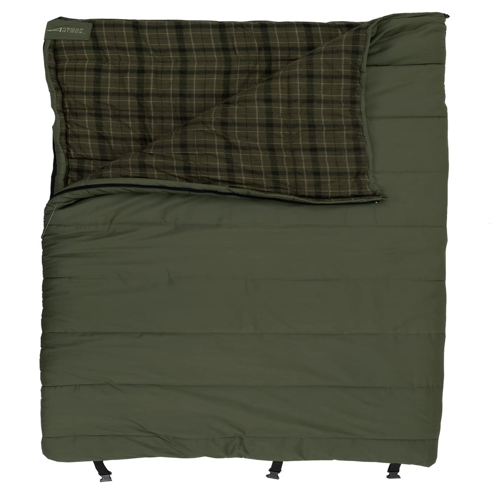 Cedar Ridge Silverthorne +5 Sleeping Bag - Green