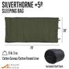 Cedar Ridge Silverthorne +5 Sleeping Bag - Green view 2
