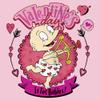 Fifth Sun Rugrats Baby Valentine Girls Short Sleeve Tee Shirt, Light Pink, X-Large view 2