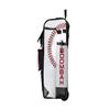 Boombah Rolling Catchers Superpack Baseball/Softball Gear Bag - 23-1/2" x 13-1/2" x 9-1/2" - Baseball 2 White/Red/Black - Telescopic Handle - Holds 4 Bats - Wheeled Version view 4